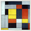 Piet Mondrian - Wrapped Canvas Painting-21212088