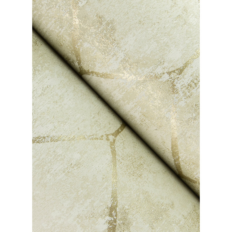 Rouleau de papier peint L 33 pi x l 21 po Bornais, Or