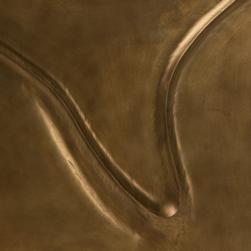 Ozias Metal Wall Panel-Smooth Golden