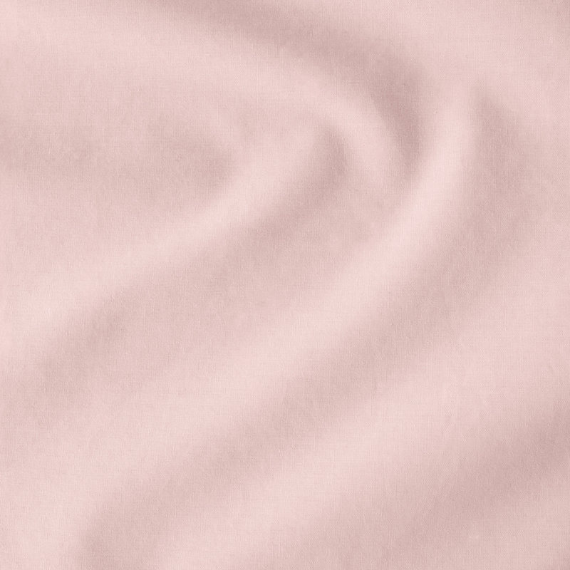 400 Thread Count Organic Cotton Sateen Duvet Cover Set, Dusty Pink, Queen Duvet Cover + 2 Standard Shams