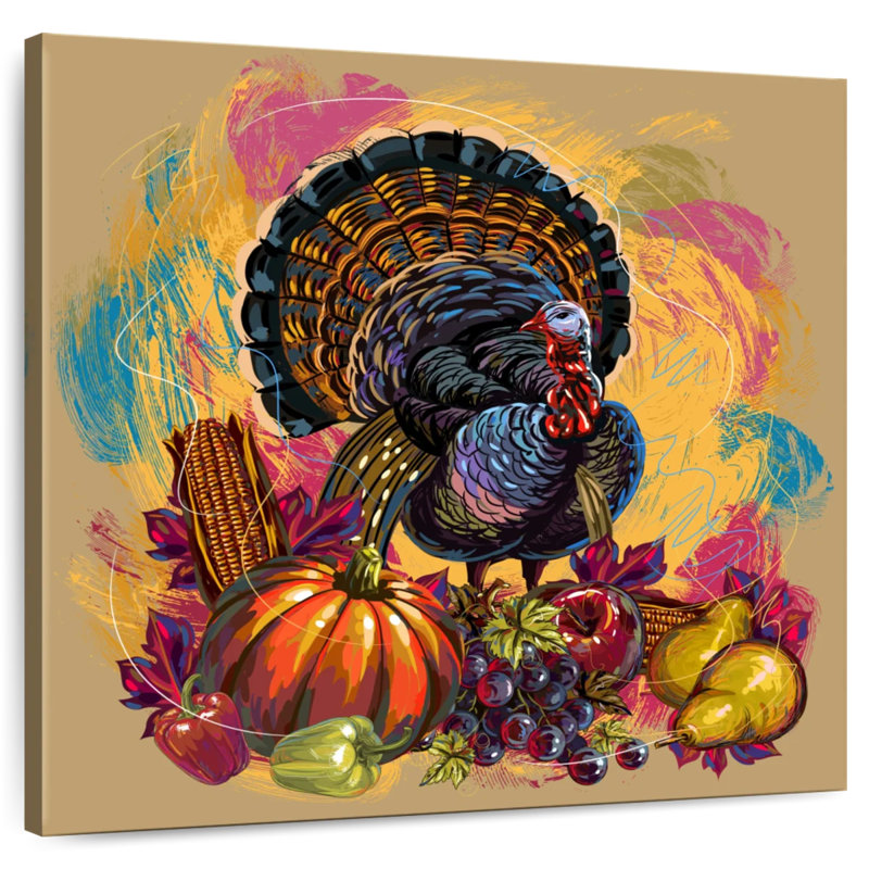 Lelend Thanksgiving Dinner Staples, 16'' H x 16'' W