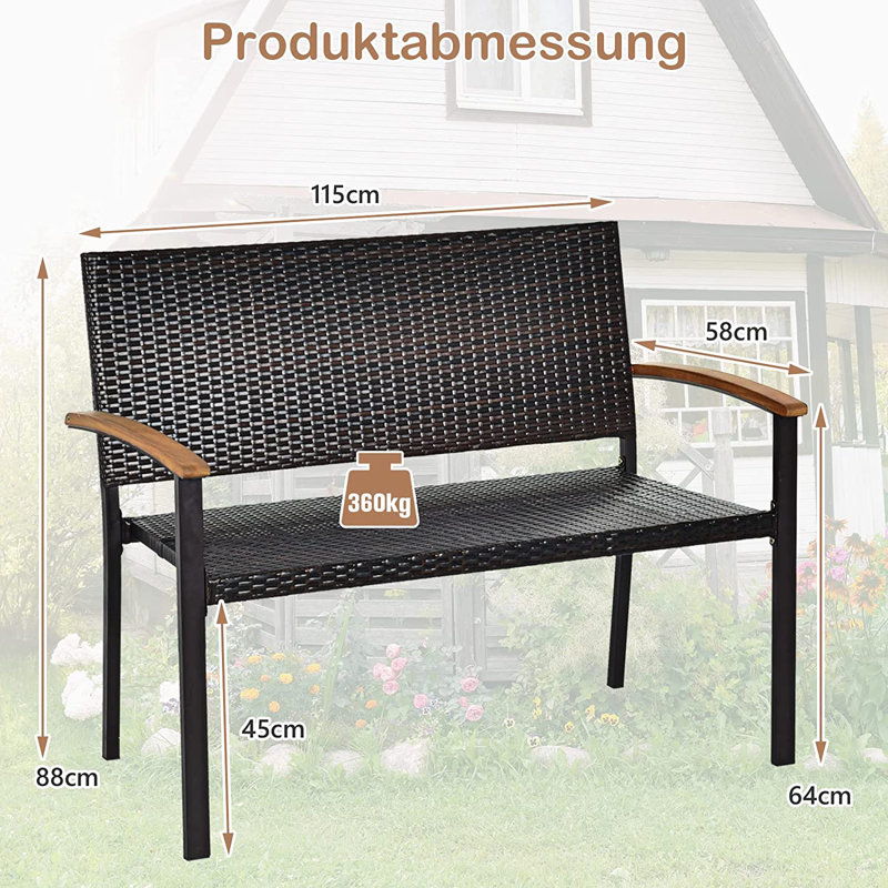 Lovill Outdoor Bench