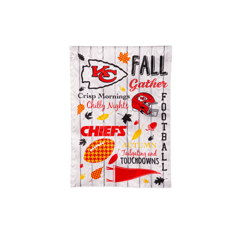 Double face 18 H x 12,5 l, NFL Kansas City Chiefs