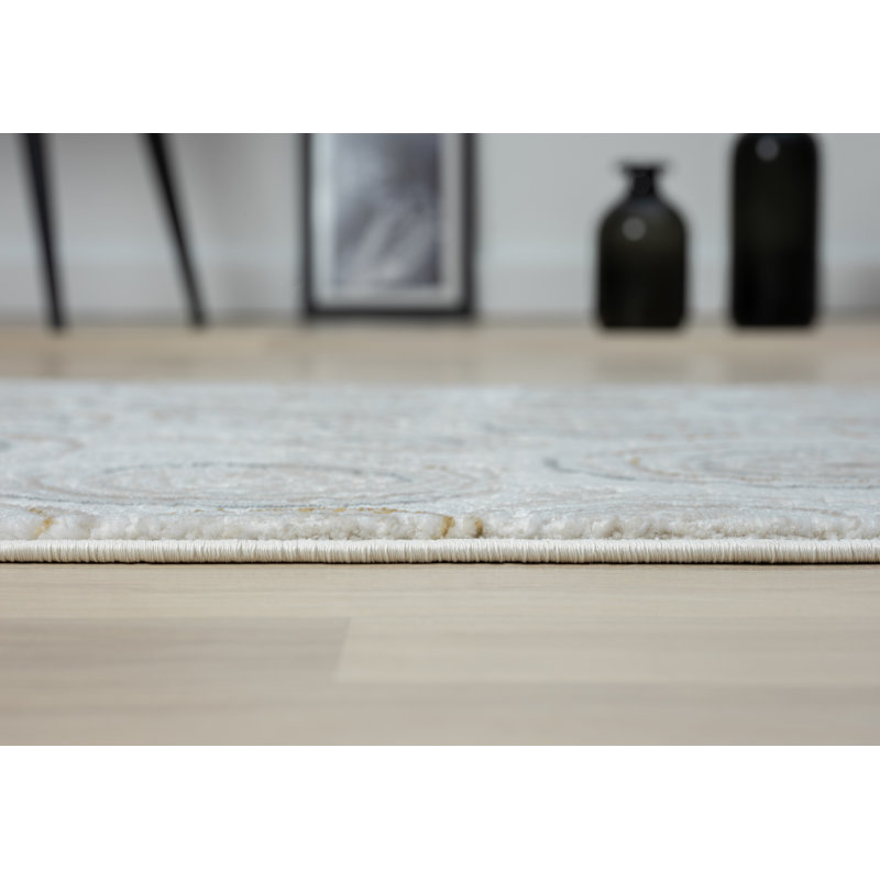 Penelope cream Rug, Rectangle 80 x 150cm