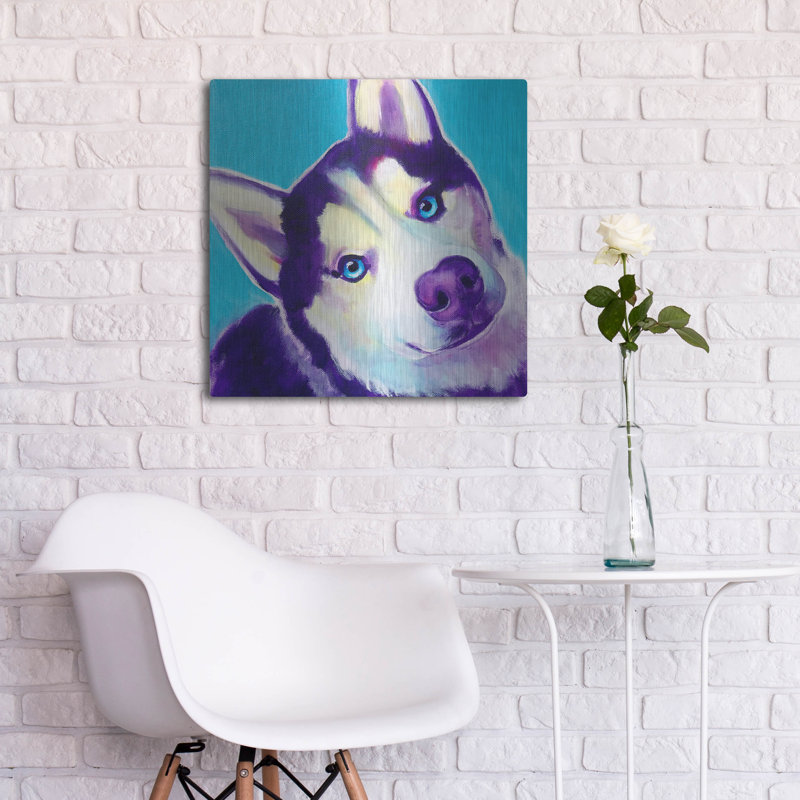 «Husky - Dico» par Dawg Painter, H 24 po x l 24 po