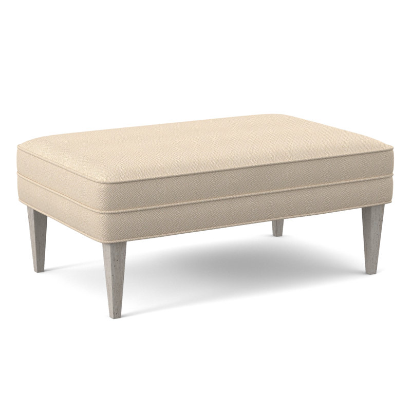 Aperitif Upholstered Bench, Bisque, Filigree Ivory