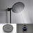 5Setting Handheld Shower System Slide Bar Combo Rain Showerhead, Dual Shower Head Spa System