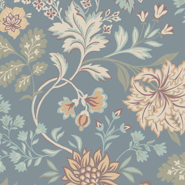 Schumacher Indian Arbre Floral Wallpaper Roll