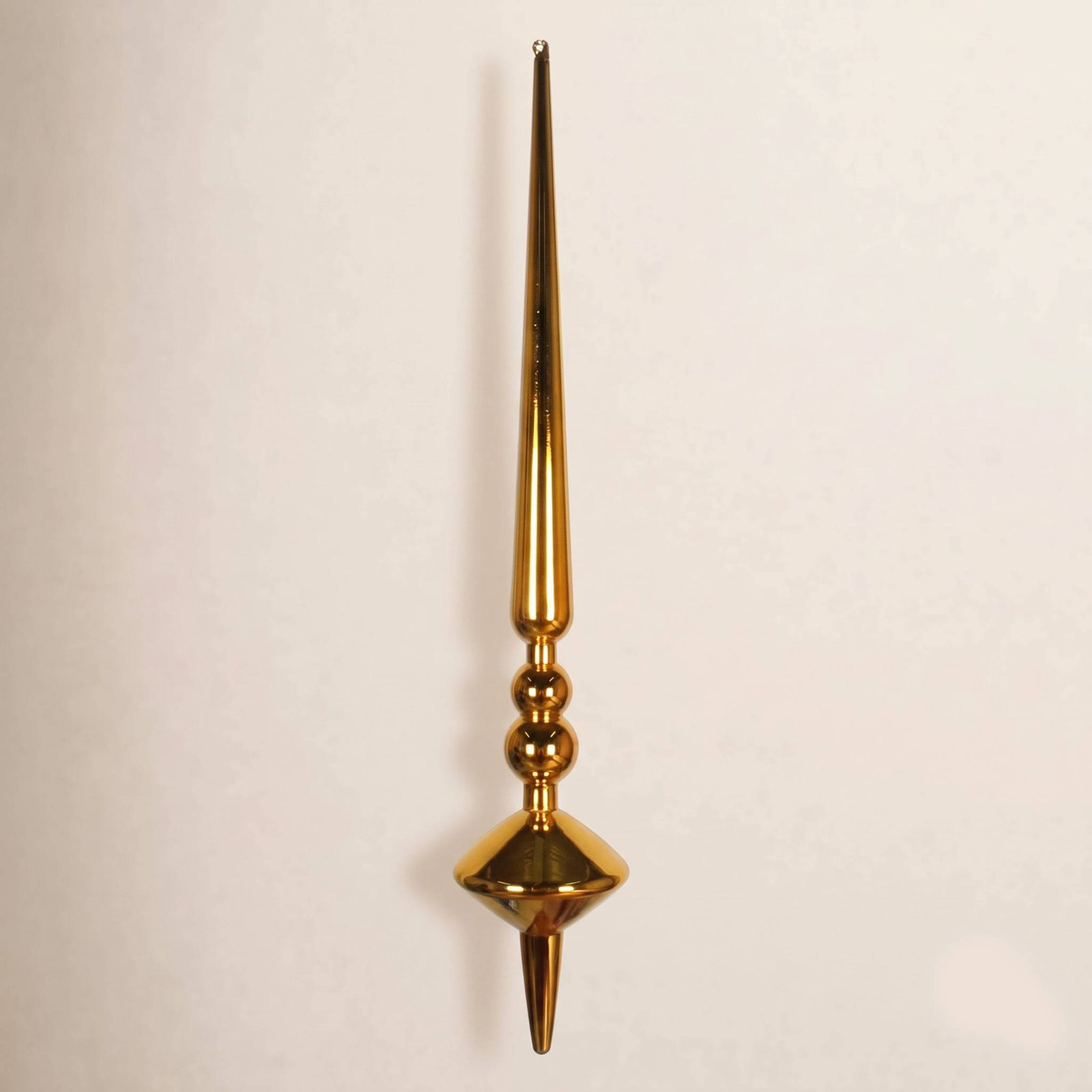 Lehiwa 18" Shatterproof Finial, Antique Gold