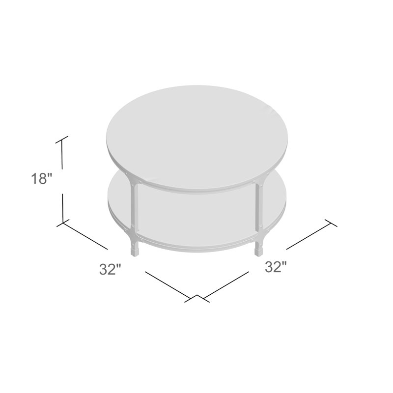 Table basse avec rangement Fabiola