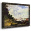«Sailing At Argenteuil», reproduction d'art encadrée sur toile par Claude Monet-579354459-579354433