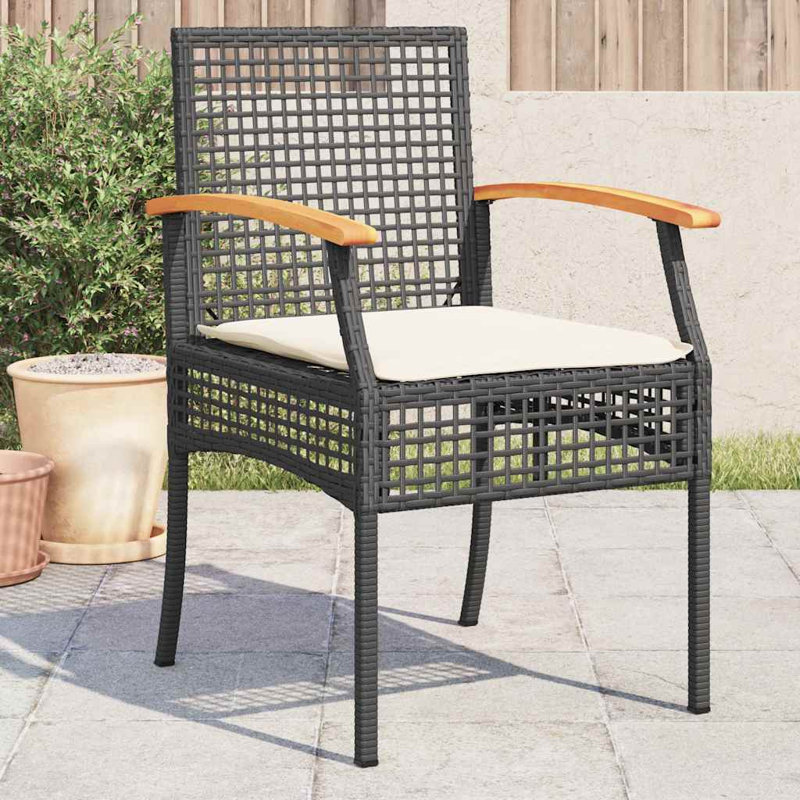 Patio Dining, 4, Cream White, Black
