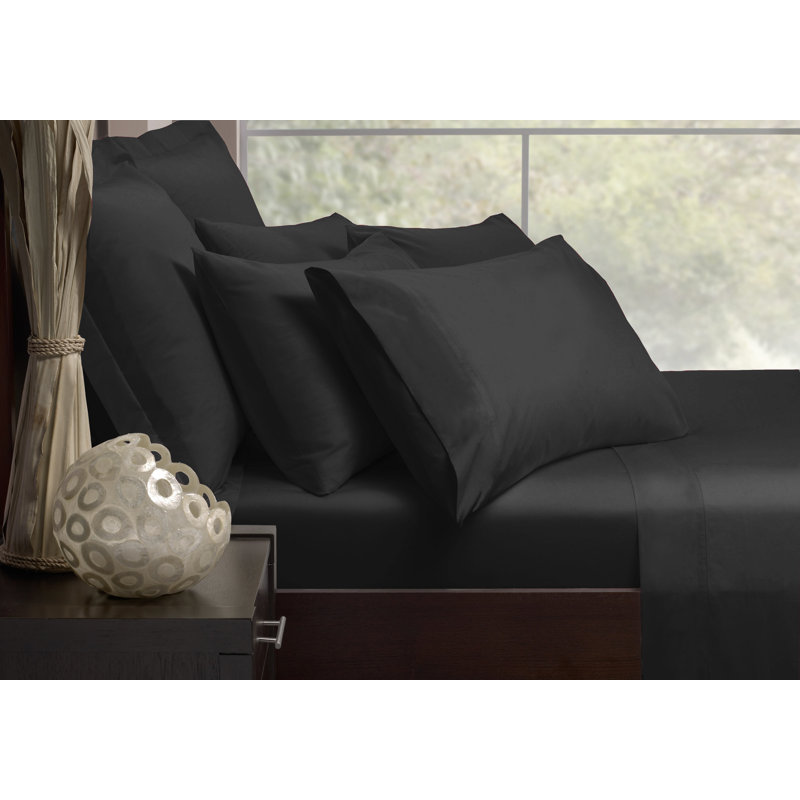 Microfiber Solid Colour Sheet Set, Full, Mocha