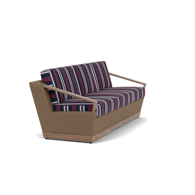 Charisma Outdoor 3 - Seat Patio Sofa, Berkley Hall Navy