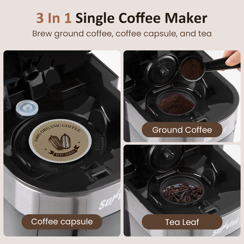 Smart Coffee Maker With Touch Controls