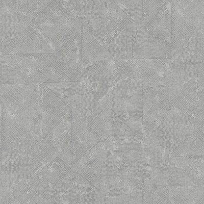 Absolutely Chic Distressed Geometric Motif 33' L x 21" W Wallpaper Roll