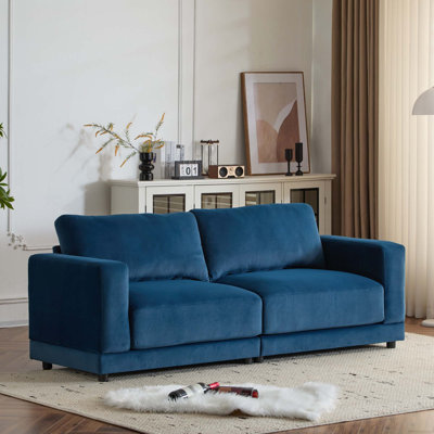 Sapkal Fabric Upholstered 2-Seater Sofa