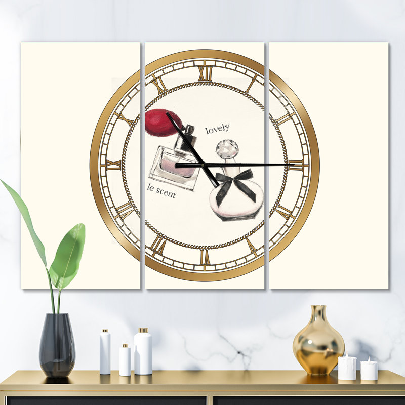 Lovely Glamorous Parfum - Traditional wall clock