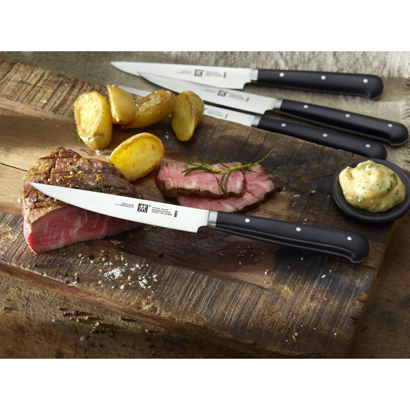 Zwilling Porterhouse 4-piece Steak Knife Set in Beechwood Box