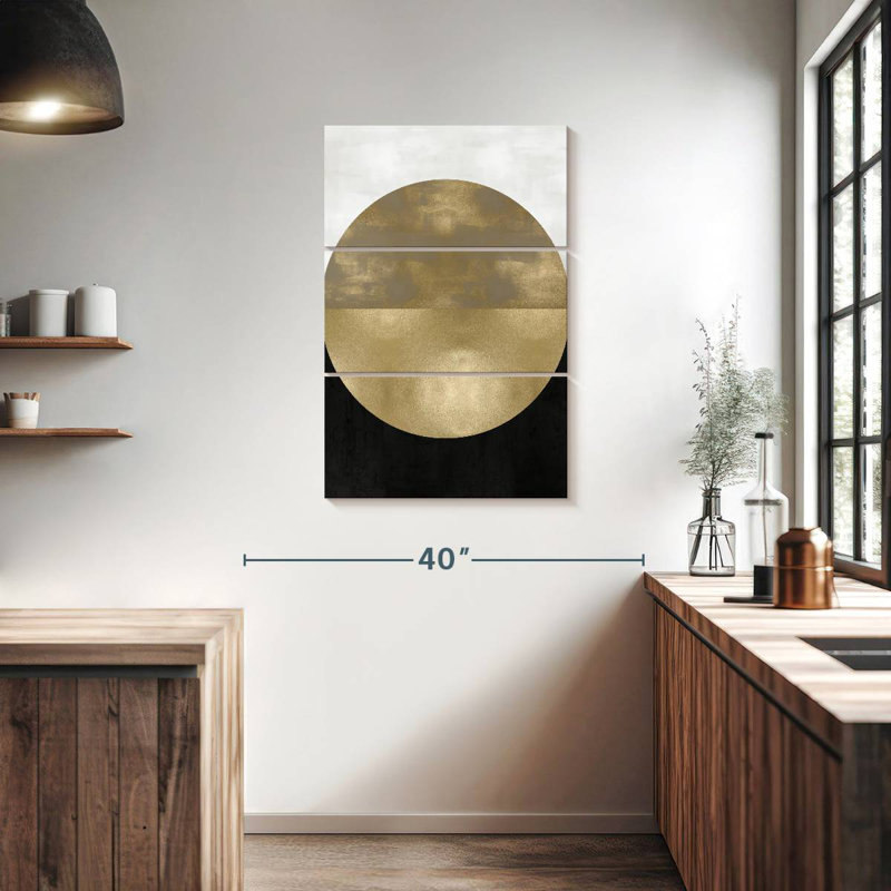 Avery Gold Sphere, 38" H x 24" W