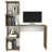 Writing Desk With Geometric Bookcase