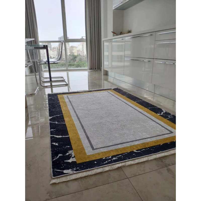 Tapis mathaï avec envers antidérapant, Rectangle 3 pi 11 po x 4 pi 11 po