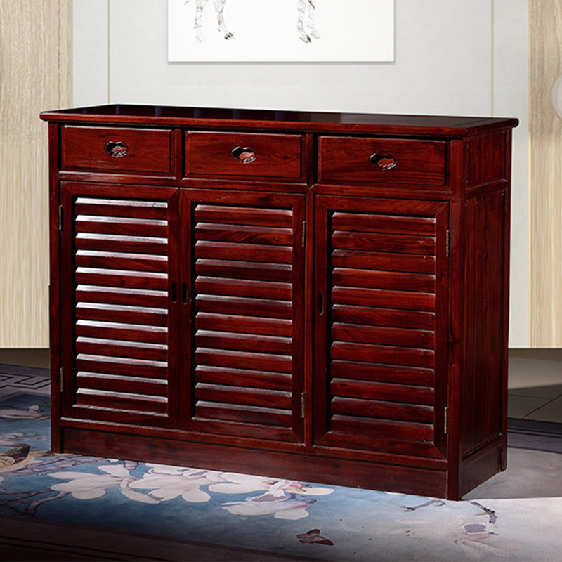 Armoire à chaussures en bois massif