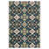 Tricity Traditional Navy Hand-Hooked Area Rug