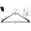 Cintre antidérapant Bodyform pour robe / chandail / chandail-17854231