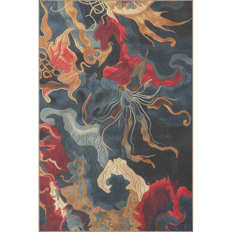 Tapis tissé à motif lavable Sea Creatures, Tapis de couloir 3 pi 3 po x 6 pi 7 po inclus