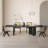 Black Rectangular Solid wood Butterfly Leaf  Dining Table-1870798342