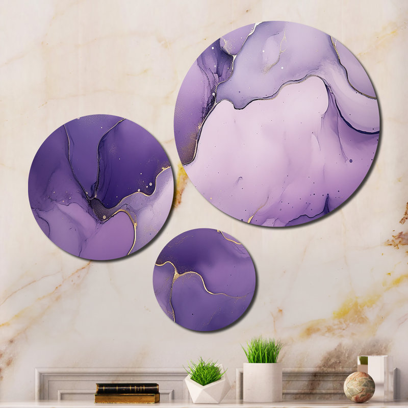 Abstract Wall Decor on Metal