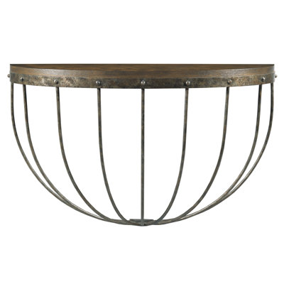 Stable 42'' Solid Wood Top Console Table