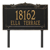 Signature Series 2-Line Lawn Address Sign