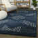 Crista Abstract Polka Dots Shag Area Rug