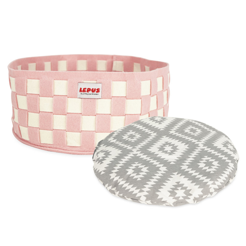 Lit orthopédique pour chat, Rose