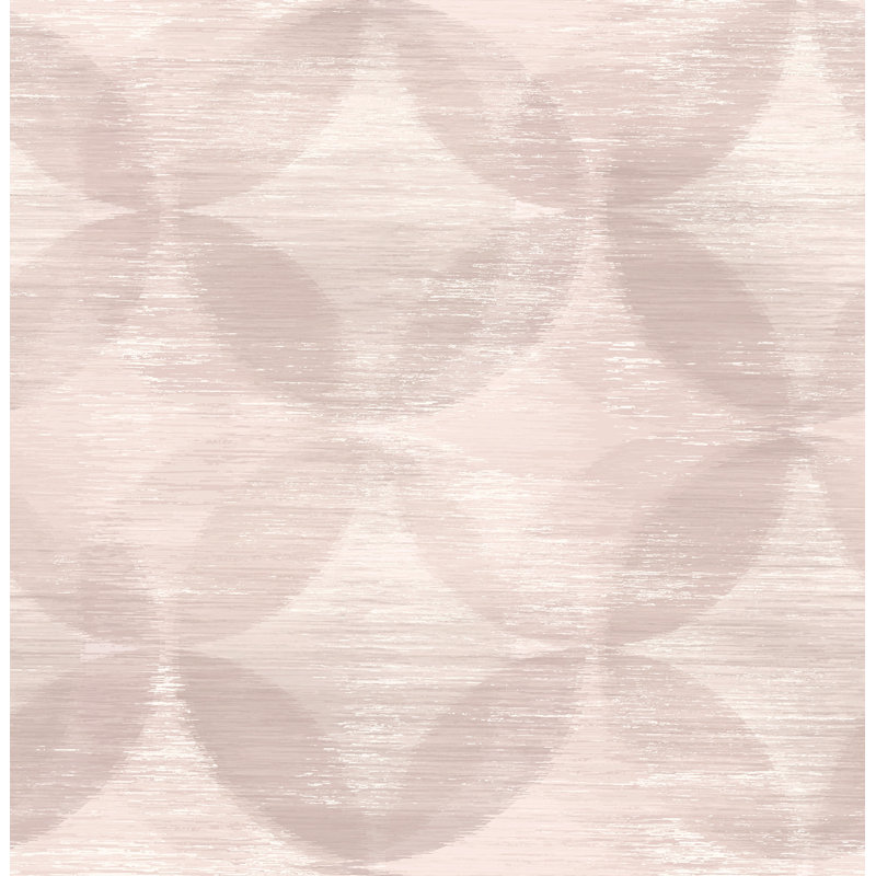 Celadon Geometric Roll, Pink