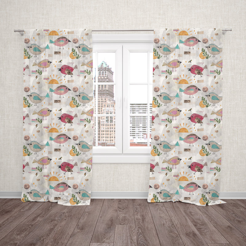 Karthic Room Darkening Curtain Pair, 40" W x 52" L