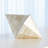 Triangle Cone Box-White Bone