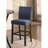 Biony Fabric Bar Stools with Nailhead Trim, Set of 2-396027665