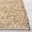 Bohemian Hand Woven Jute/Wool Rug in Brown-1850599604