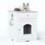 Enceinte de litière en bois pour chat avec tiroir de rangement, maisonnette multifonctionnelle pour animaux-1111514236