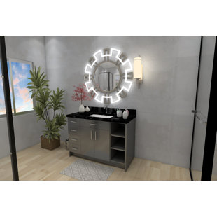 Princeton 48" Single Bathroom Vanity Base, Ready to Install