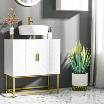 Buy Argos Home Gloss Under Sink Unit - White, Under sink storage