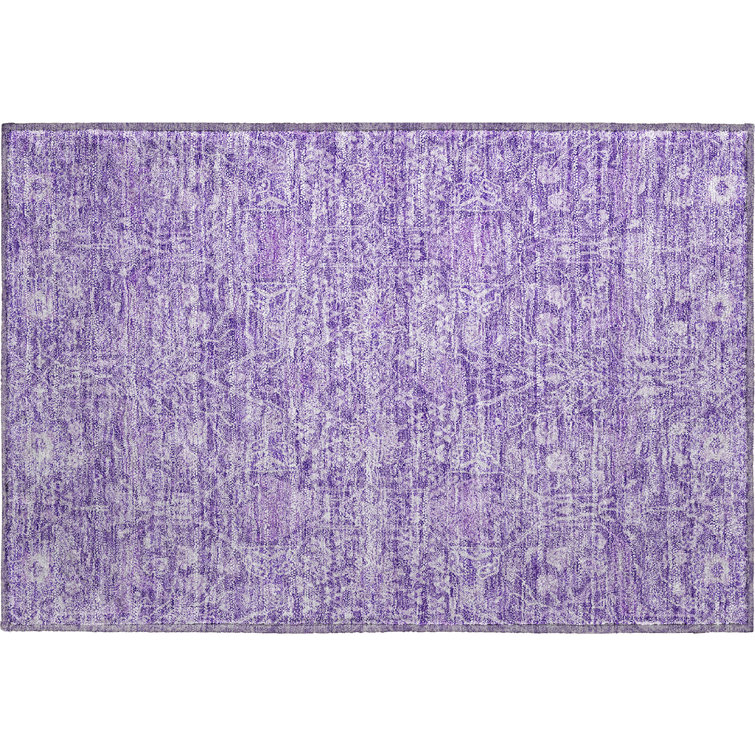 Premium Machine Washable Ducote AMF1133 Global Rug