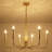 Roxsanne 6 Light Dimmable Classic / Traditional Chandelier Rustic Linear Candle-Style Kitchen Island Light Fixture-400281902-364436818