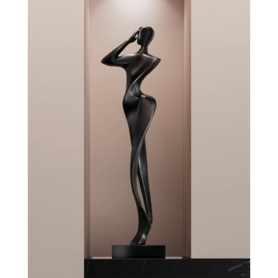 Italian Minimalist Figure Sculpture Resin Figurine