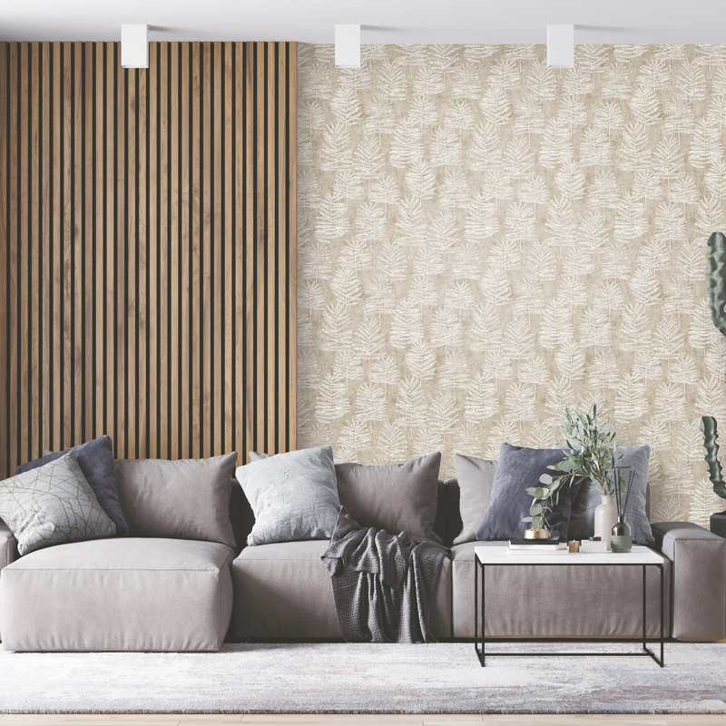Zen 1000cm x 53cm Wallpaper Roll, Silver