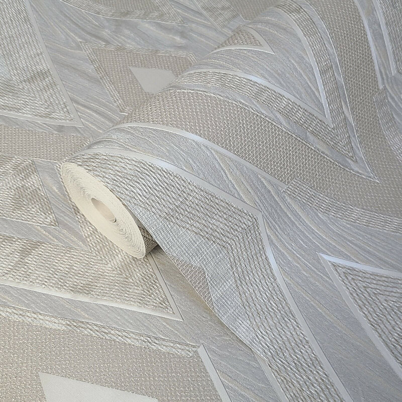 Rouleau de papier peint 3D Diamonds Wood