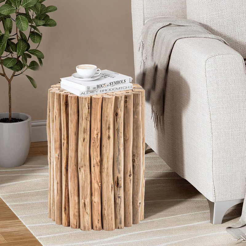 Donadee Solid Wood Top Single Coffee Table